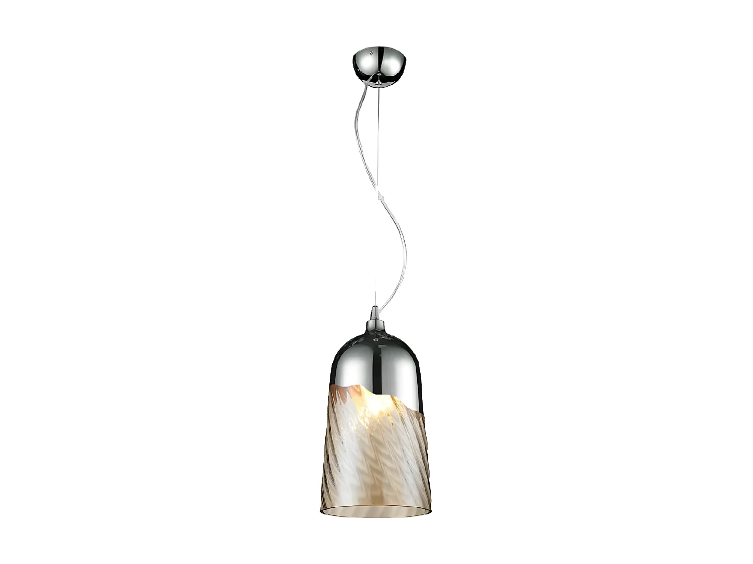 Hanglamp Daga - Zilver - 18x18x131 cm - EPIKASA
