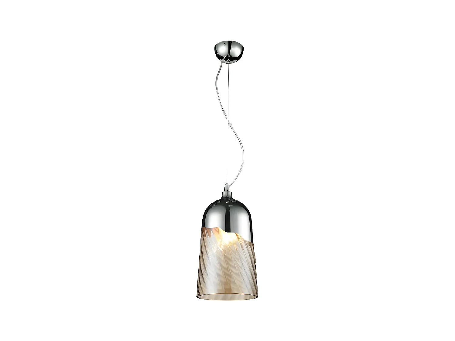 Suspension Daga, Argent, 18x18x131 cm, EPIKASA