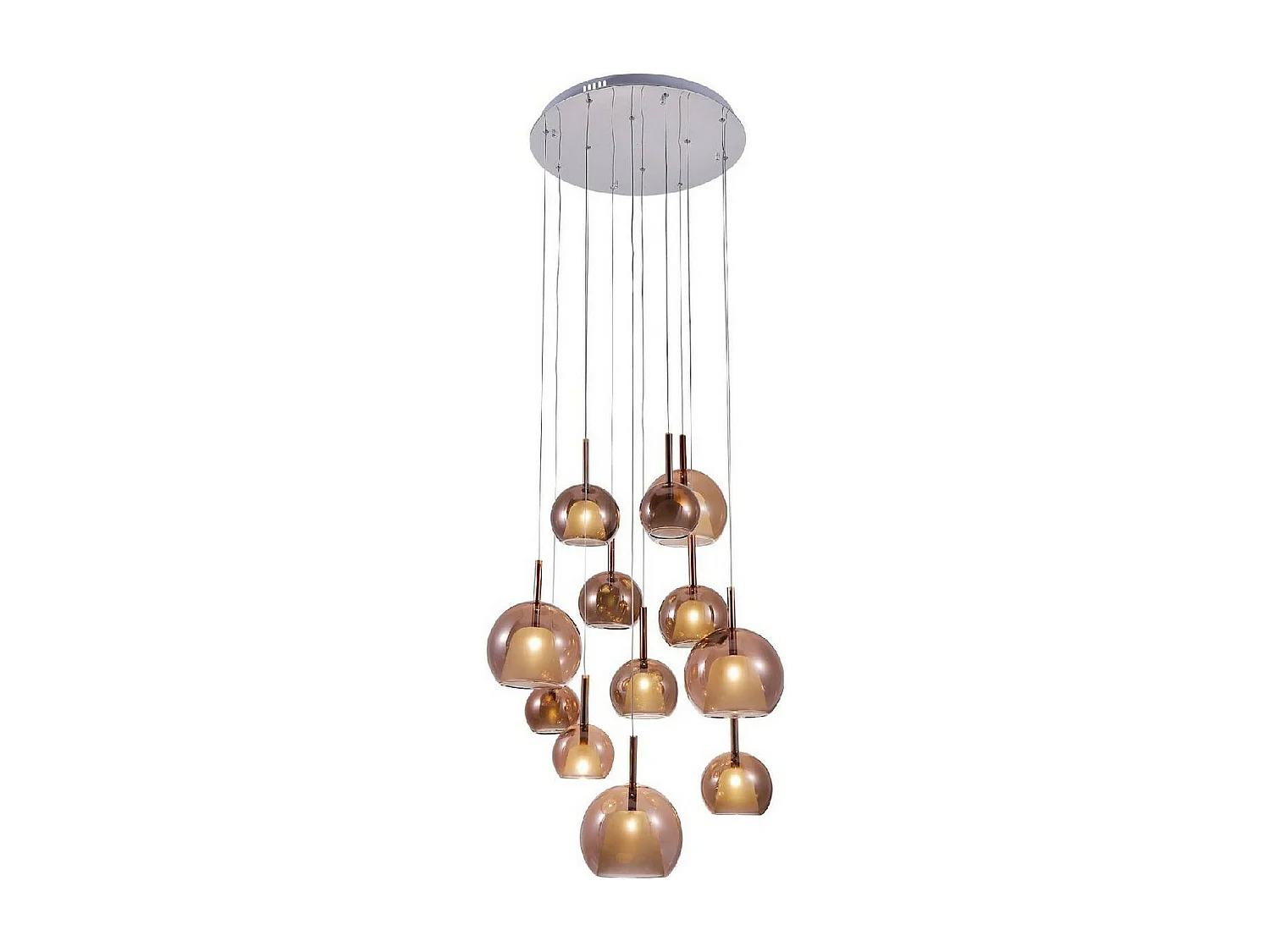 Candeeiro Suspenso Bellezia, Bege, 60x60x150 cm, EPIKASA