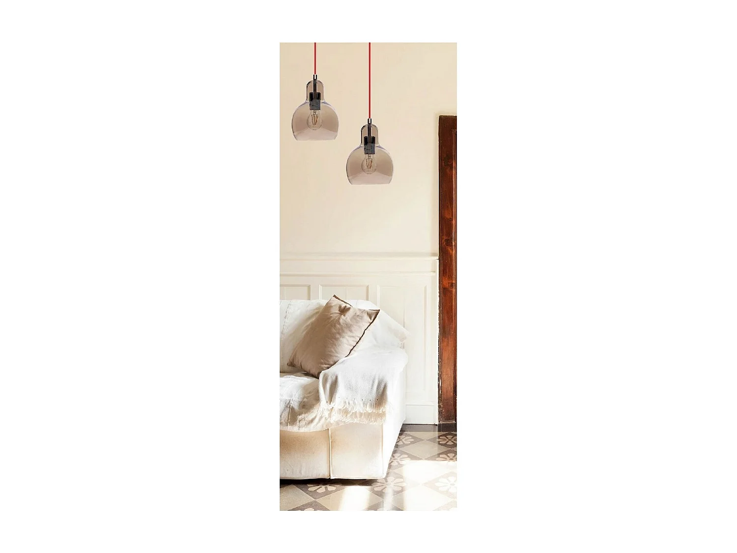 Hanglamp Universe - Grijs - 17x17x130 cm - EPIKASA