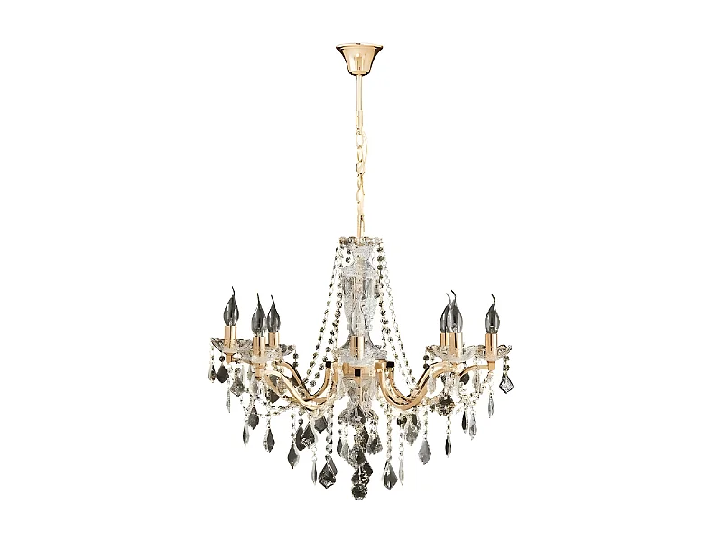 Lampada a Sospensione Odessa, Oro, 12x14x38 cm, EPIKASA