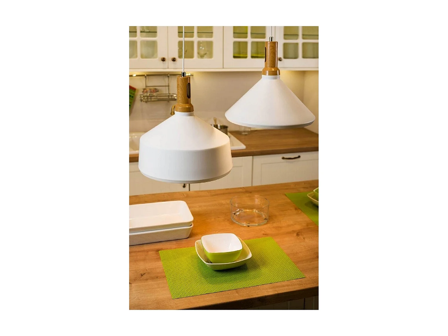 Hanglamp Selene - Wit - 34x34x134 cm - EPIKASA