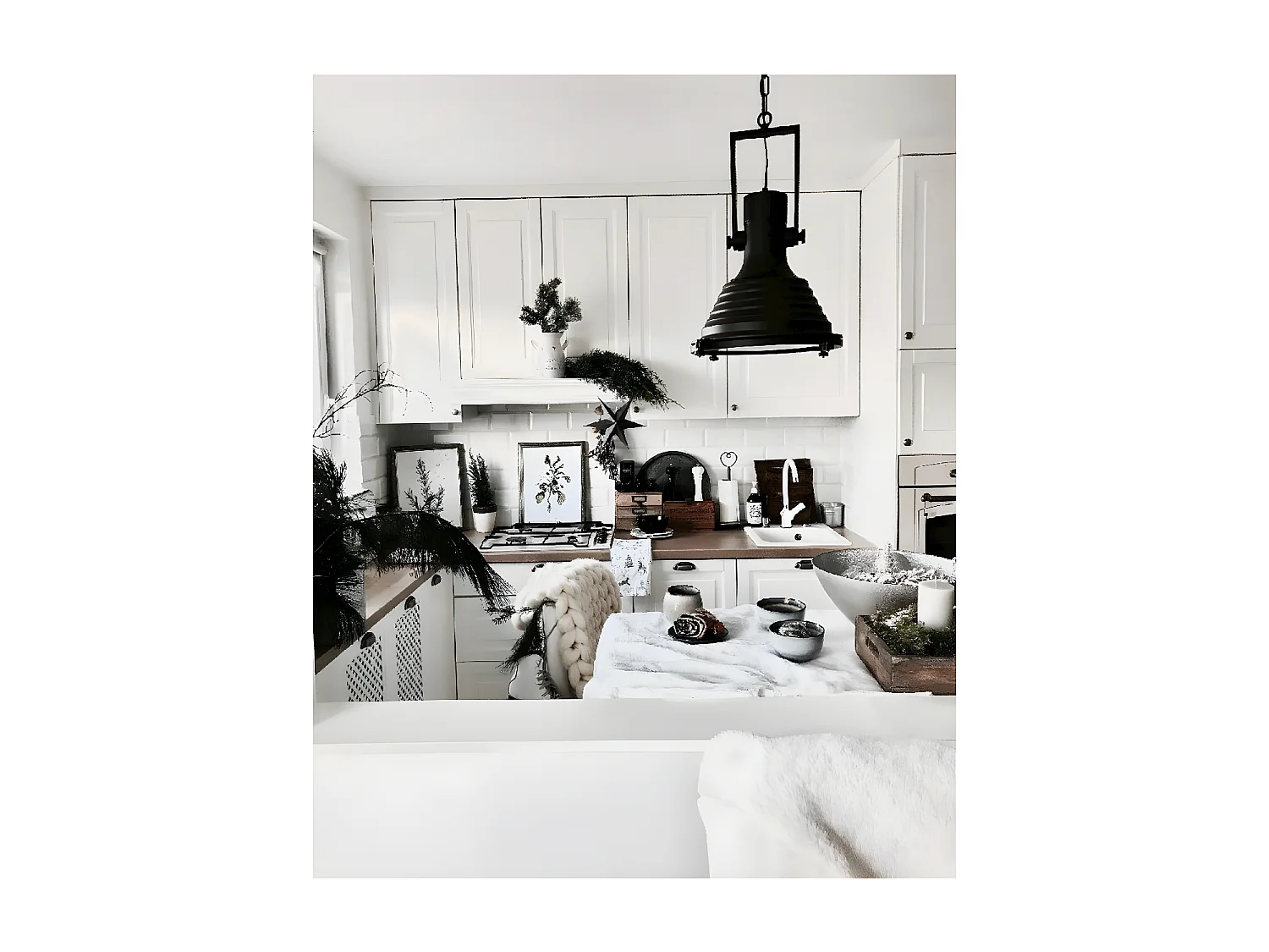 Candeeiro Suspenso Victor, Preto, 35x35x158 cm, EPIKASA