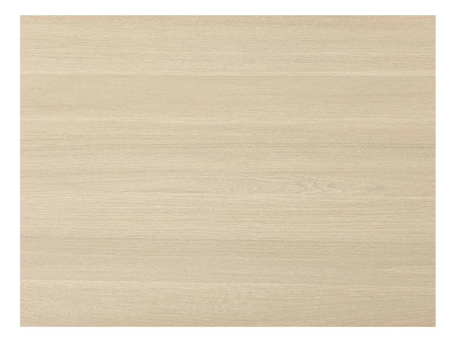 Mesa de comedor para 6 personas en MDF - Natural y Negro - CALIENO