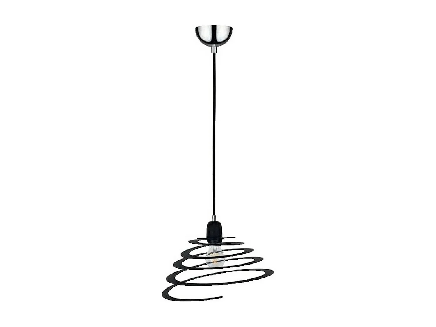 Hanglamp Komet - Zwart - 34,5x34,5x120 cm - EPIKASA