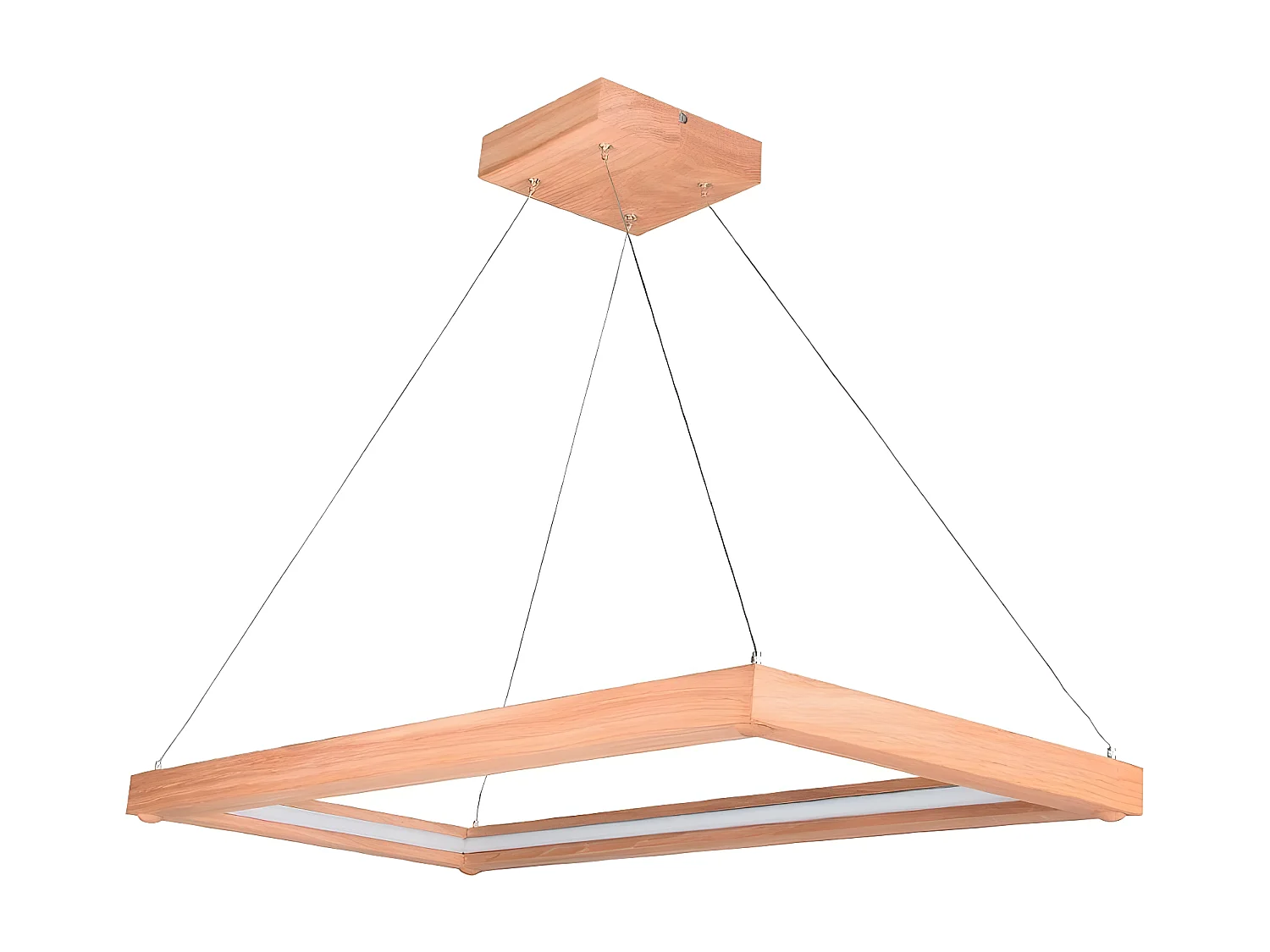 Hanglamp Hout - Bruin - 82,6x37,6x110 cm - EPIKASA