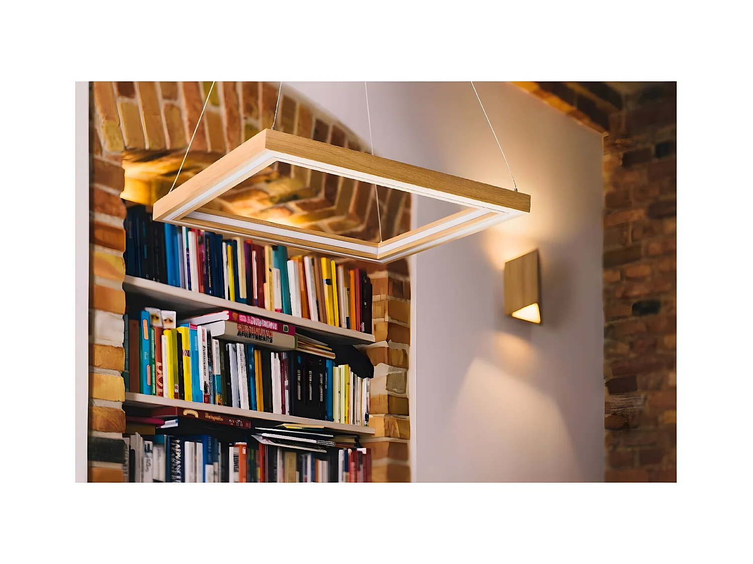 Hanglamp Hout - Bruin - 82,6x37,6x110 cm - EPIKASA