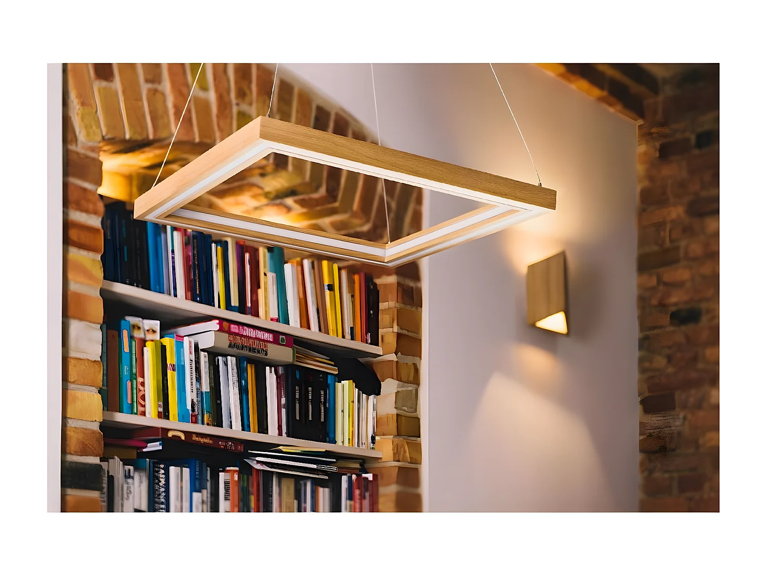 Suspension Bois, Marron, 82,6x37,6x110 cm, EPIKASA