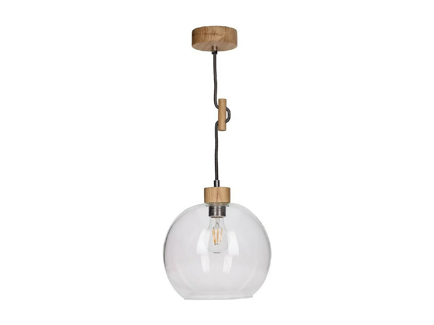 Suspension Svea, Marron, 24x24x100 cm, EPIKASA