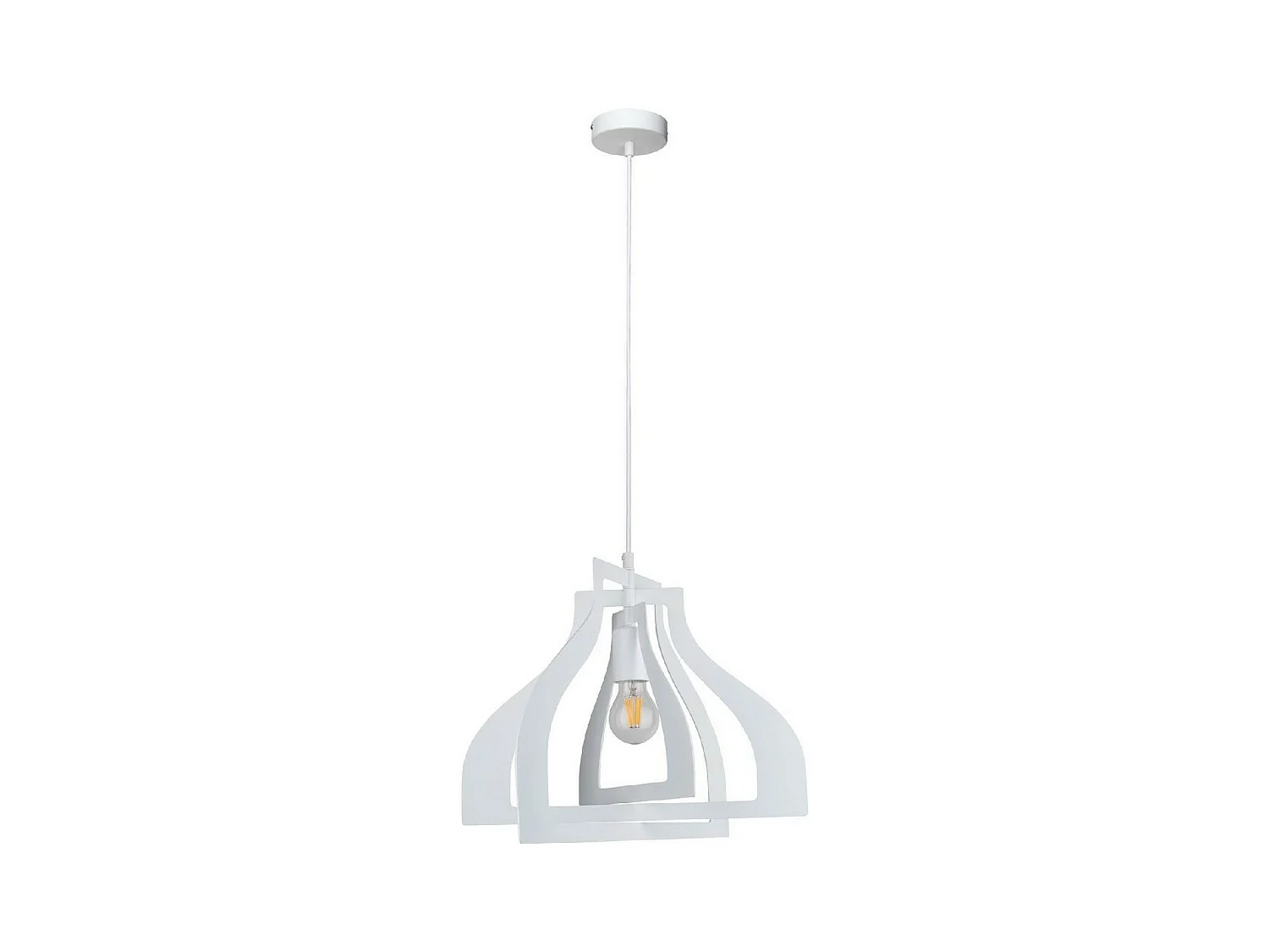 Hanglamp Justyna - Wit - 53x52x110 cm - EPIKASA