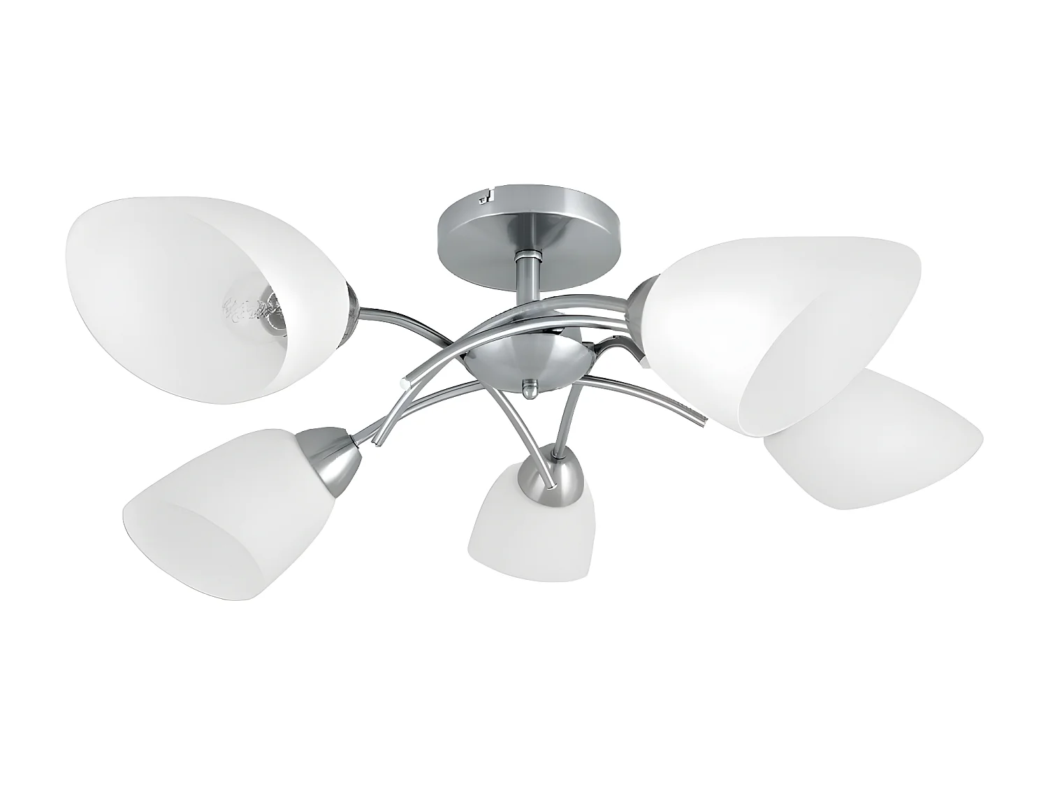 Lampa Sufitowa Viletta, Srebrny, 70x70x29 cm, EPIKASA