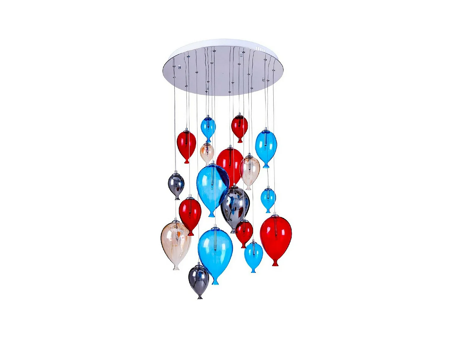 Suspension Balloon, Multicouleur, 60x60x160 cm, EPIKASA