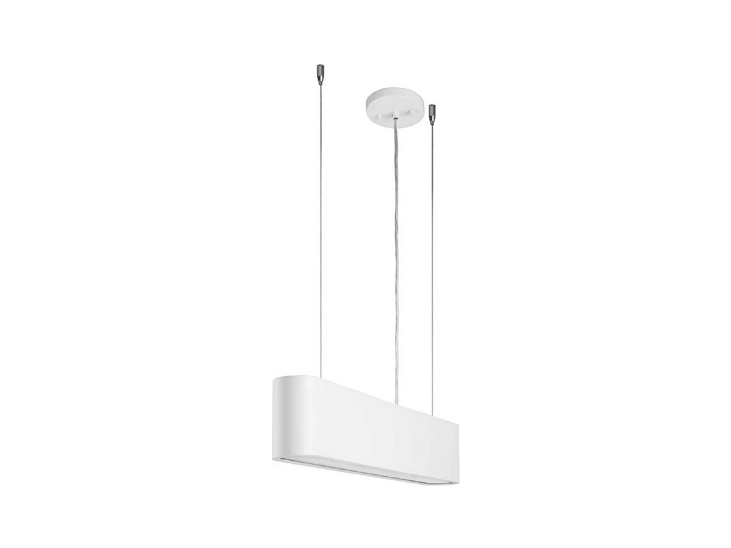 Lampada a Sospensione Illumina, Bianco, 91,5x7,5x150 cm, EPIKASA