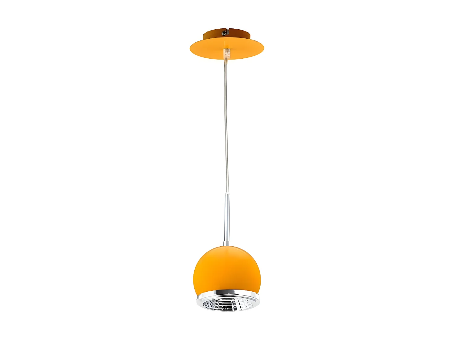 Hanglamp Ball - Geel - 14x14x95 cm - EPIKASA