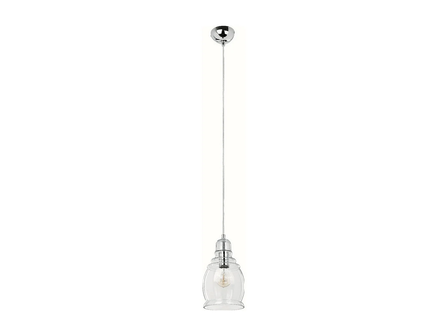 Hanglamp Nova - Zilver - 16,5x16,5x105 cm - EPIKASA