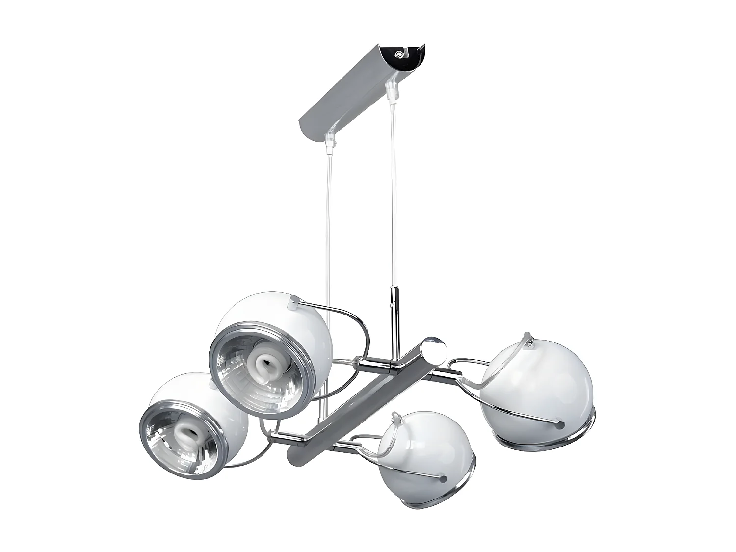 Lampa Wisząca Bali, Biały, 60x35x79 cm, EPIKASA