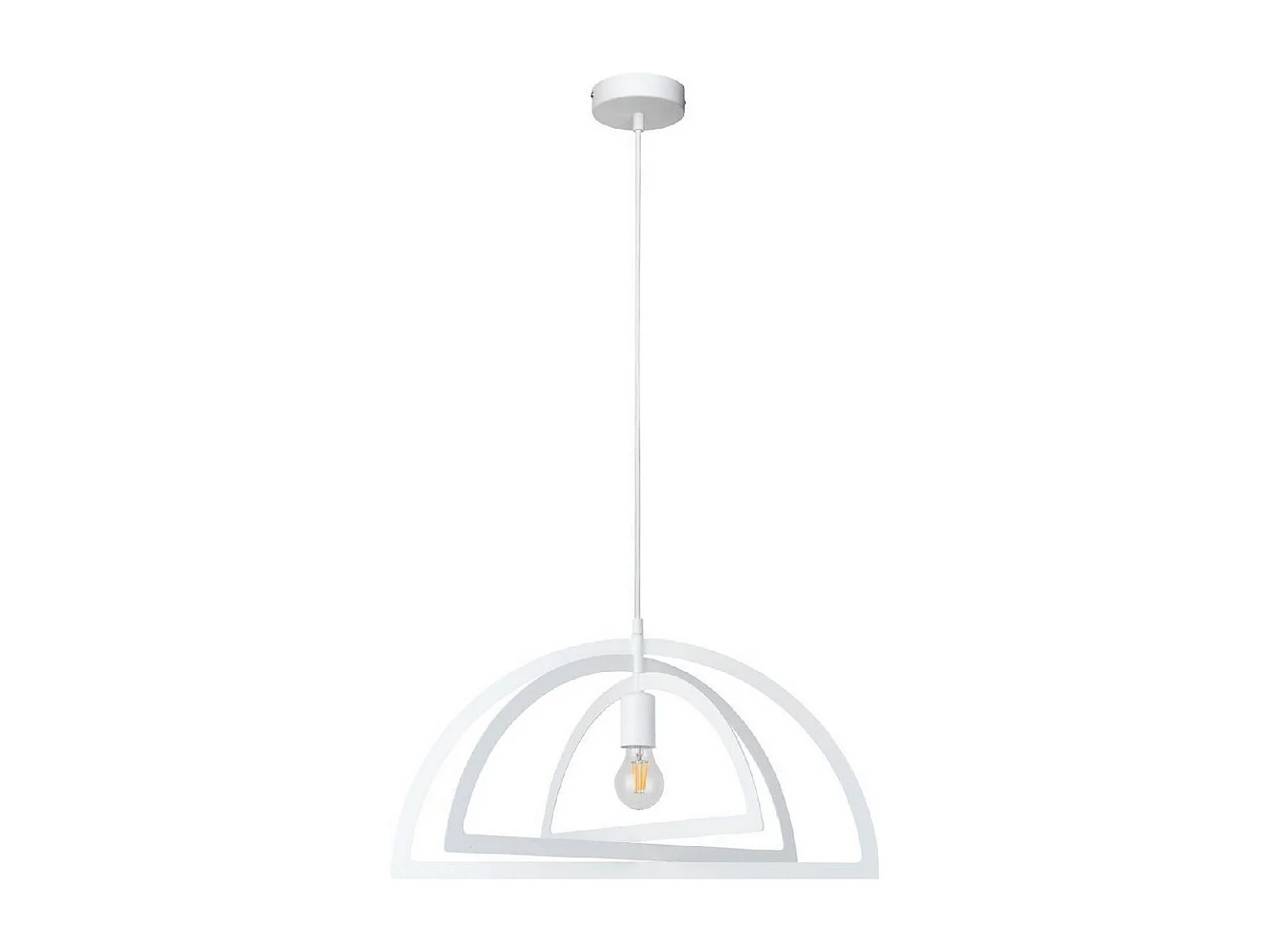 Hanglamp Justyna - Wit - 57x57x110 cm - EPIKASA