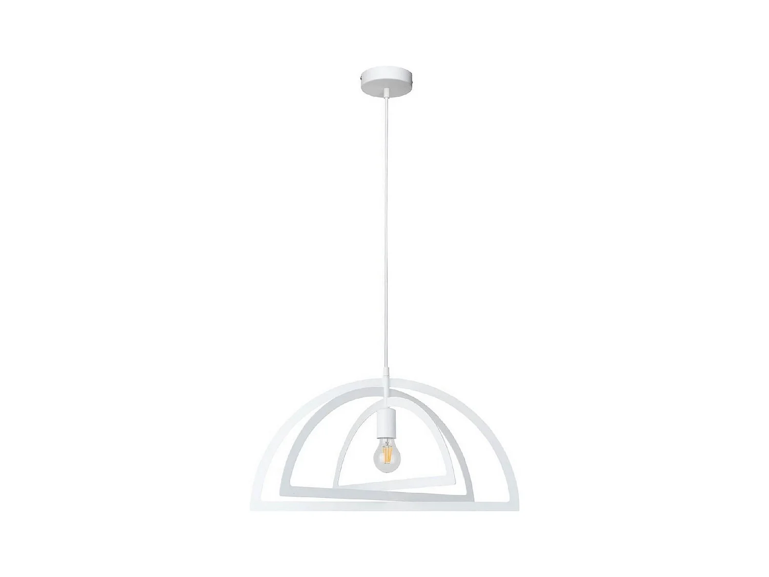 Hanglamp Justyna - Wit - 57x57x110 cm - EPIKASA