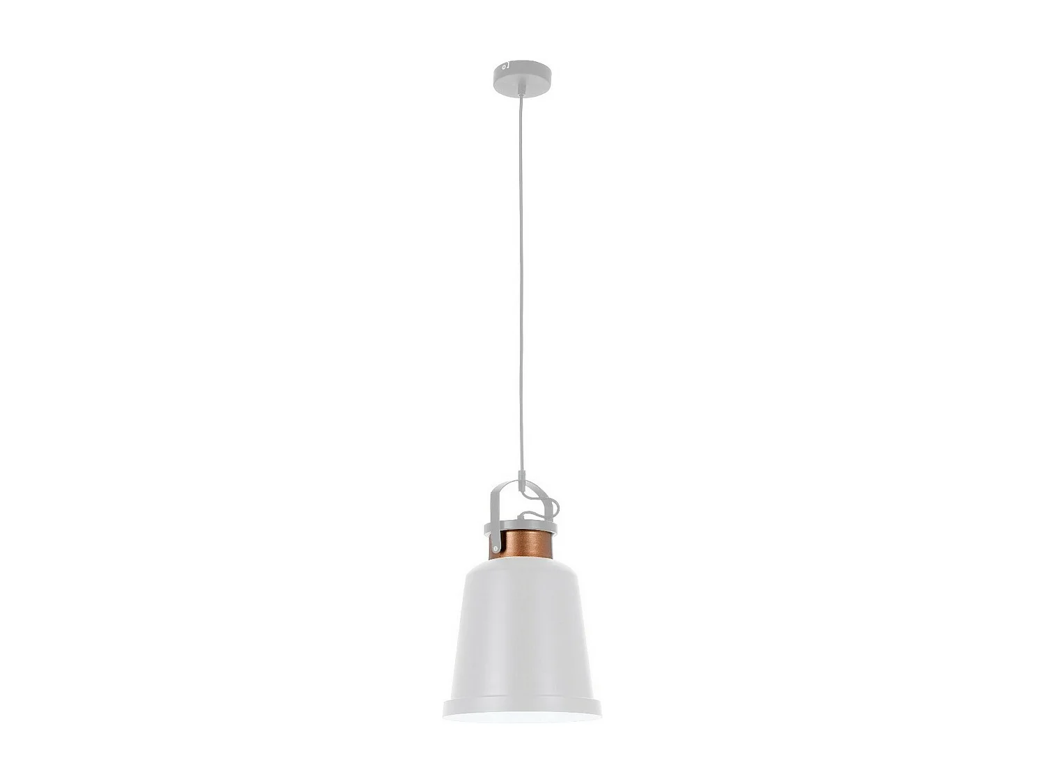 Candeeiro Suspenso Herman, Branco, 26,5x26,5x115,5 cm, EPIKASA