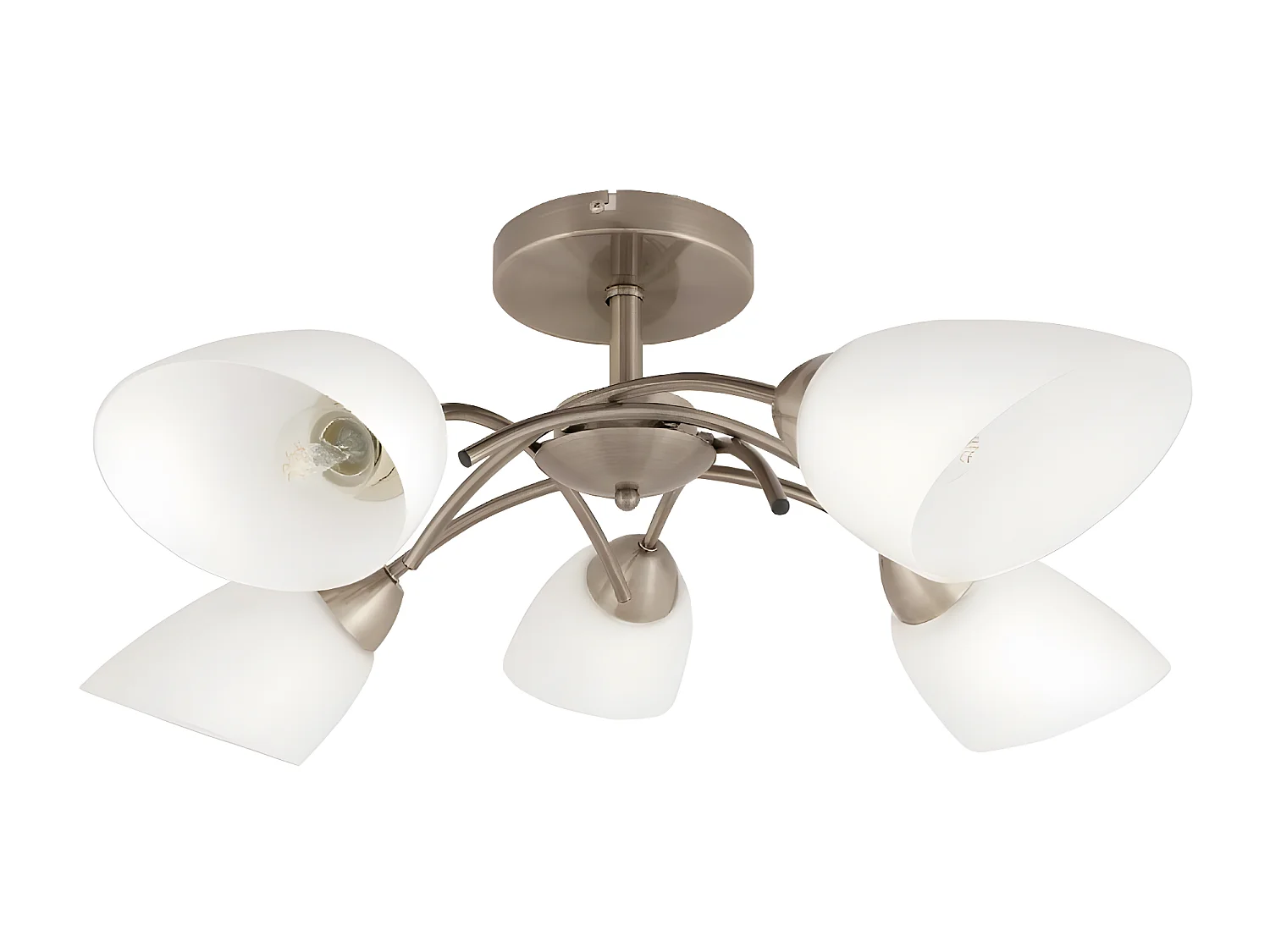 Lampa Sufitowa Viletta, Mosiądz, 70x70x29 cm, EPIKASA