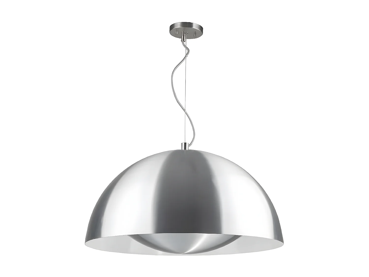 Lampa Wisząca Promień, Srebrny, 66x66x150 cm, EPIKASA