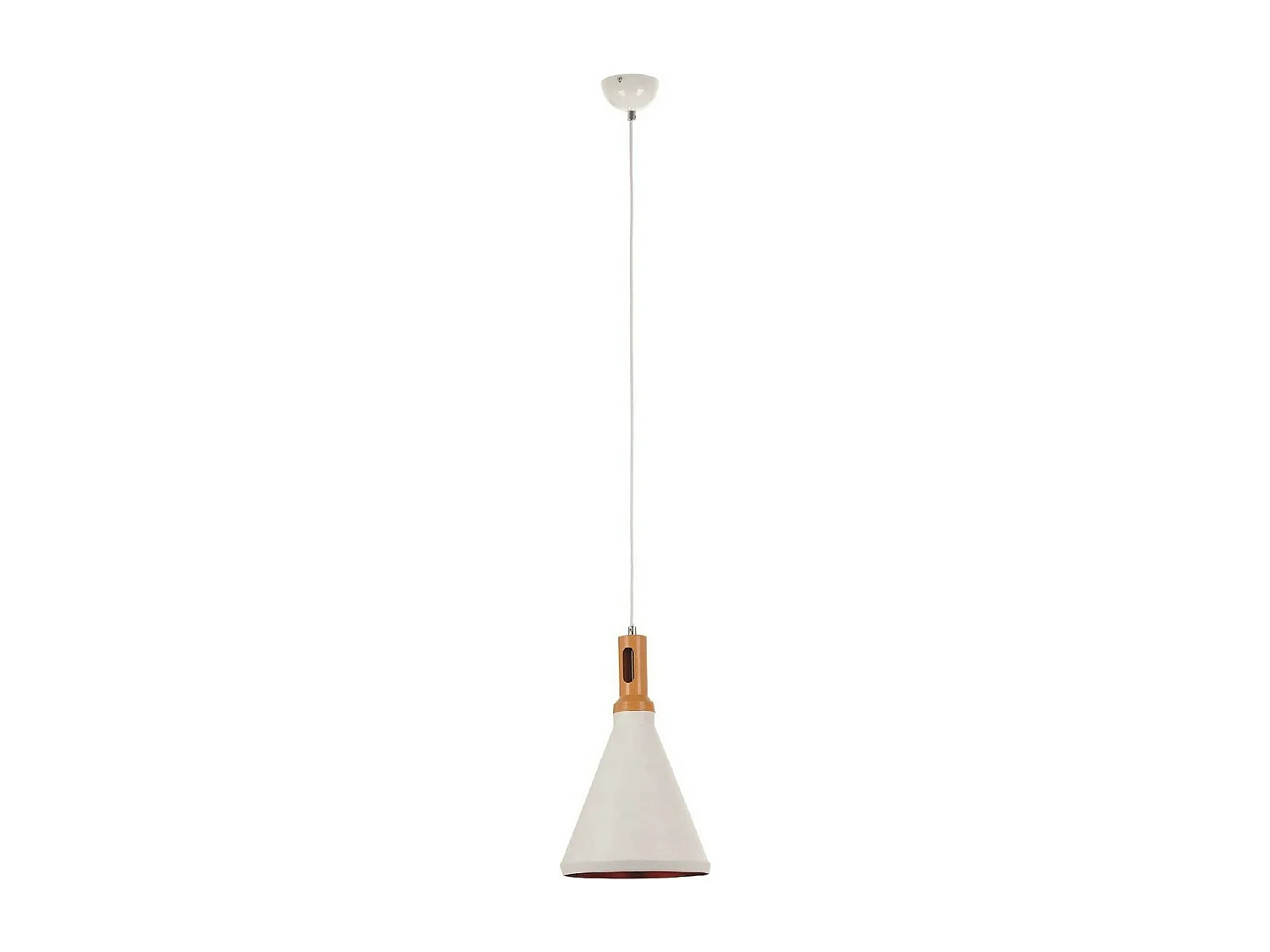 Hanglamp Selene - Wit - 24,5x24,5x135 cm - EPIKASA