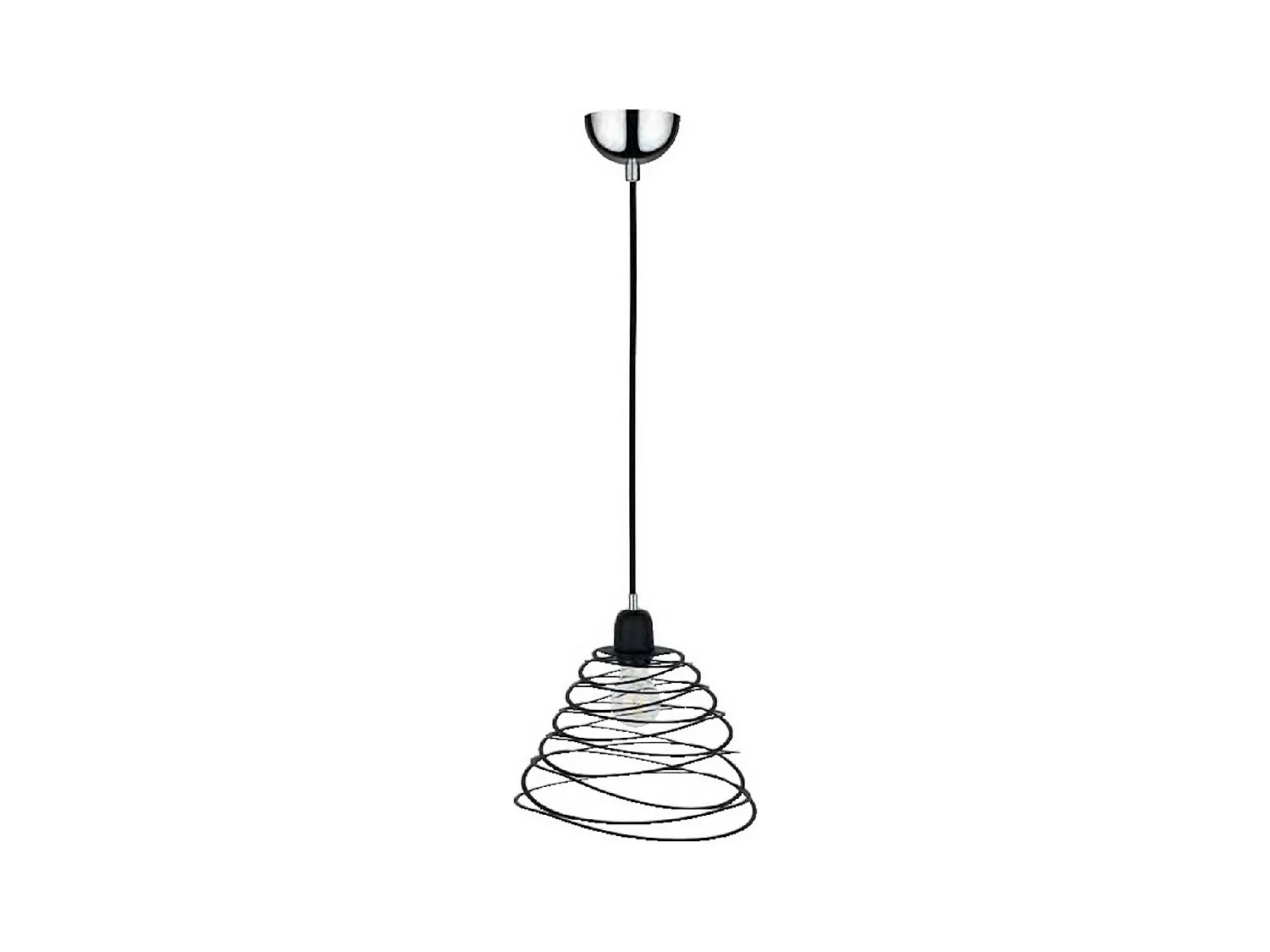 Candeeiro Suspenso Komet, Preto, 30x30x120 cm, EPIKASA