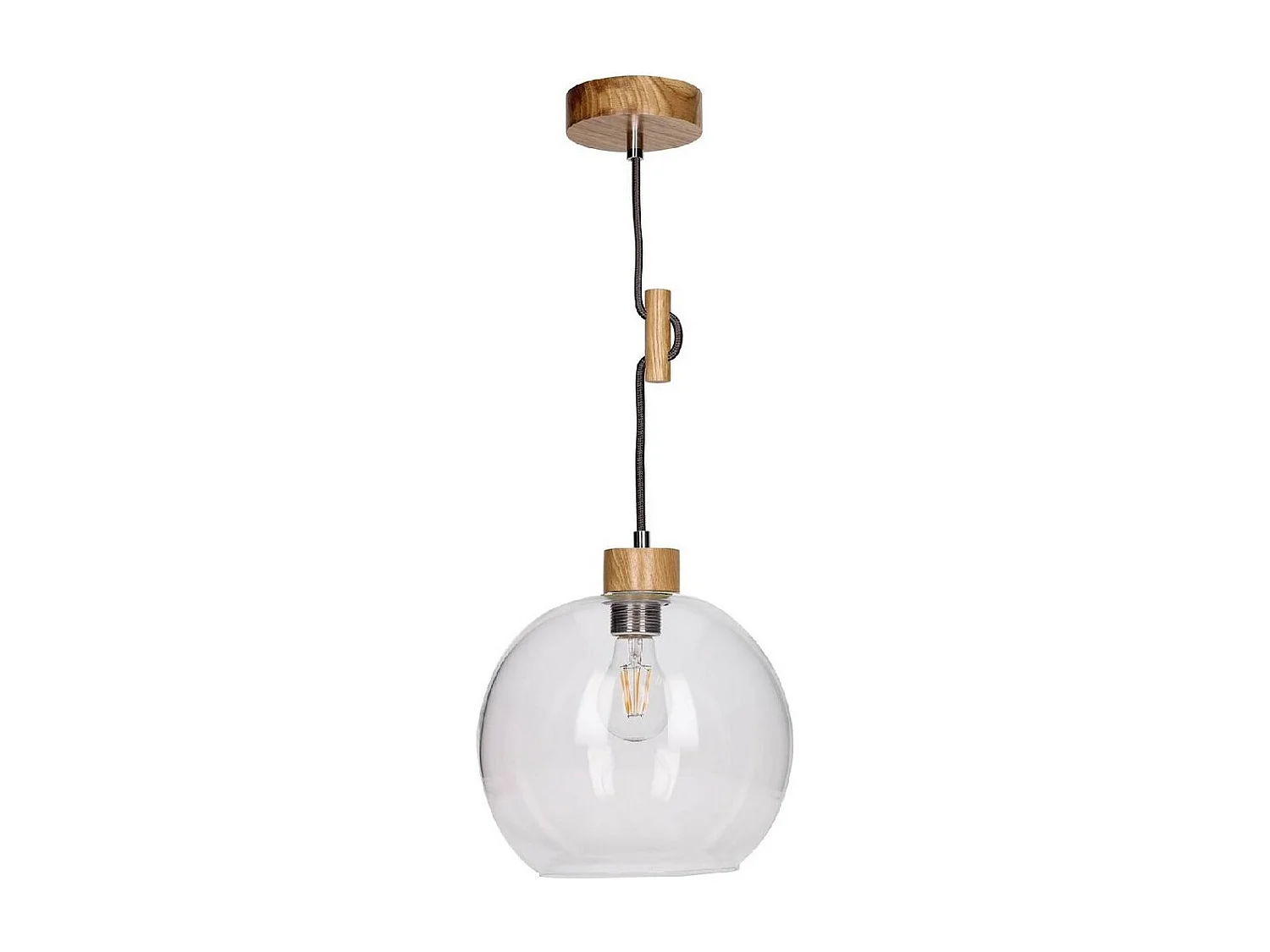 Suspension Svea, Marron, 24x24x100 cm, EPIKASA