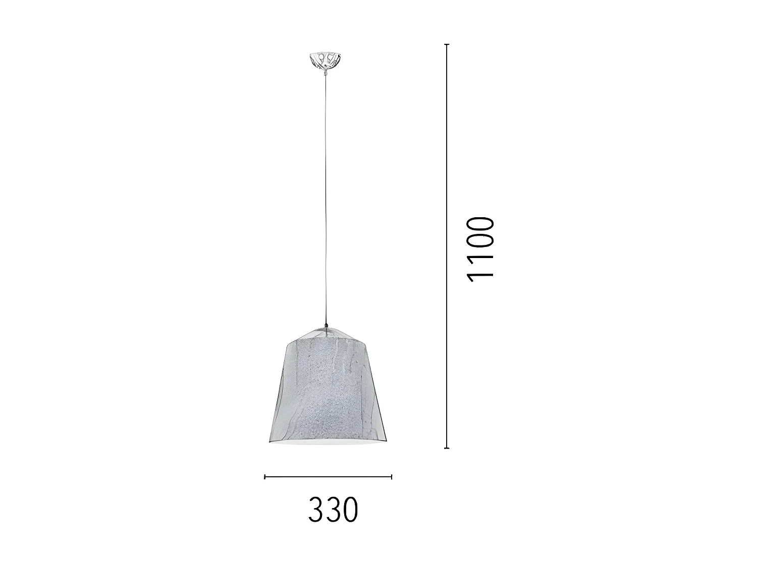 Hanglamp Natura - Veelkleurig - 33x33x110 cm - EPIKASA