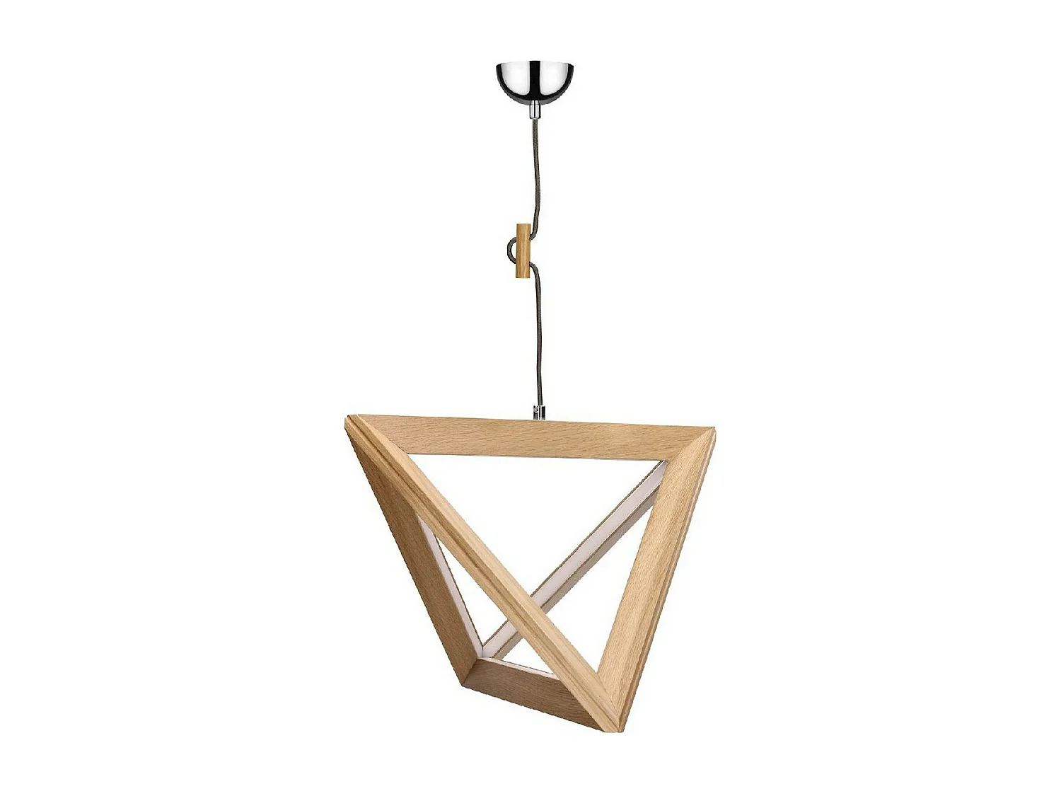 Hanglamp Trigonon - Bruin - 42x42x100 cm - EPIKASA
