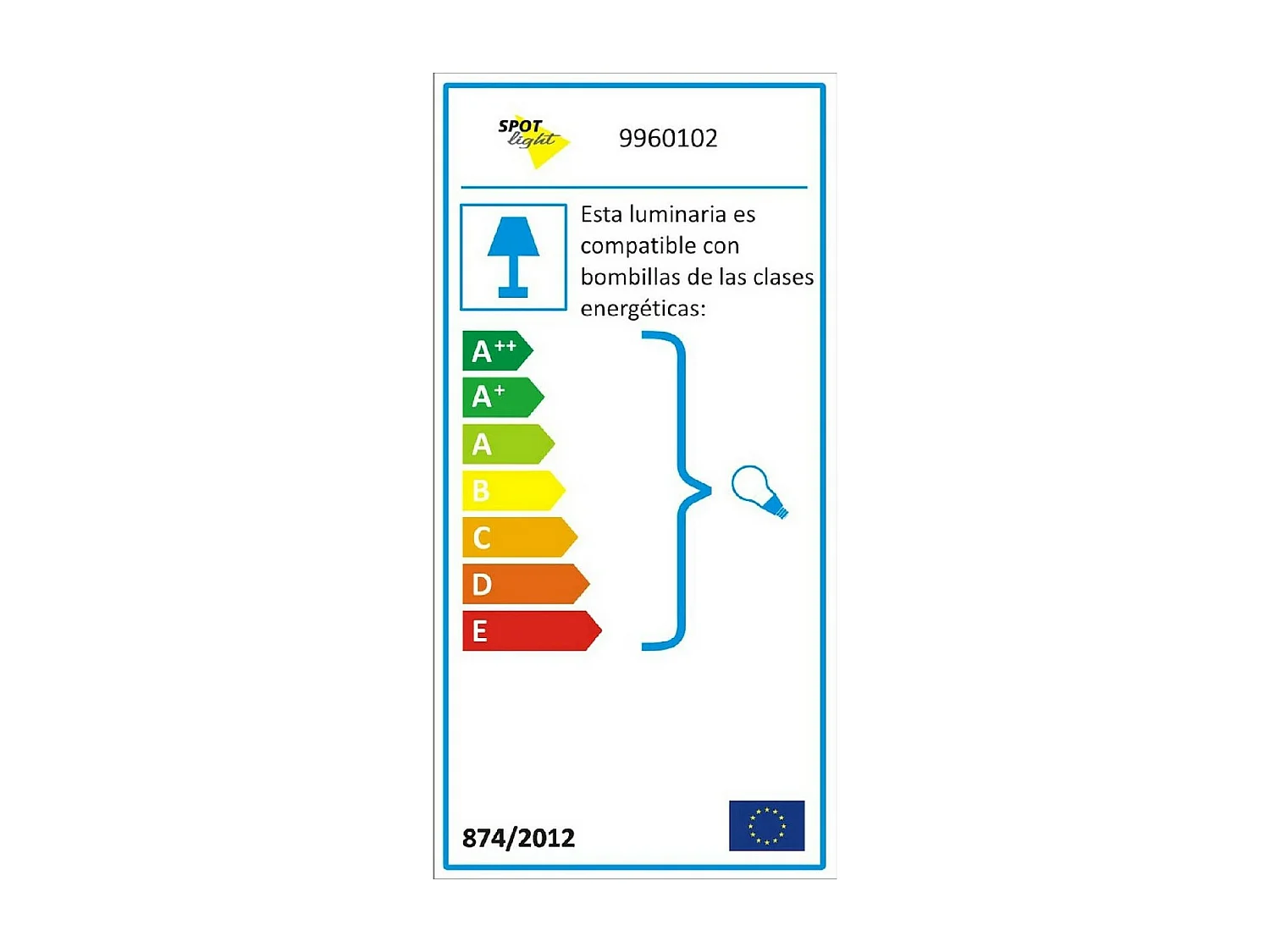 Suspension May, Blanc, 20x20x150 cm, EPIKASA