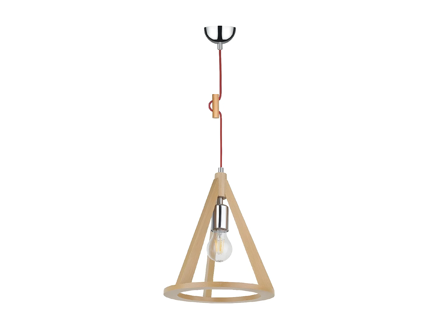 Lampa Wisząca Konan, Brązowy, 25x25x100 cm, EPIKASA