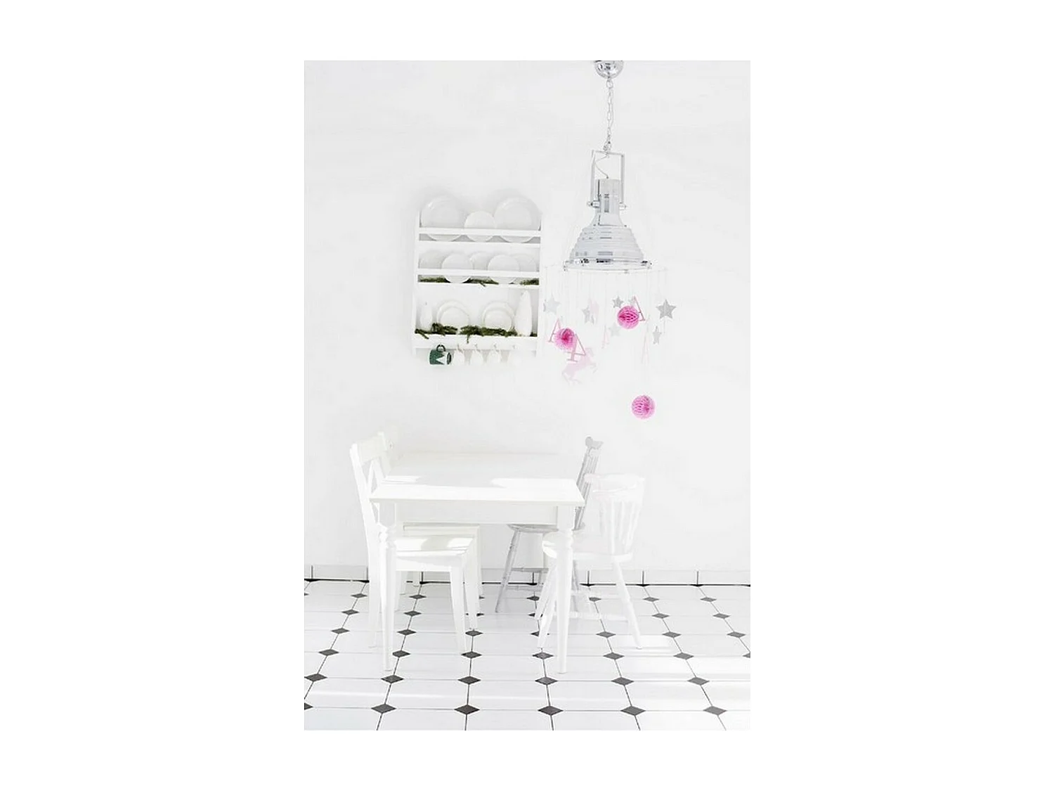Suspension Expiria, Argent, 40x40x150 cm, EPIKASA