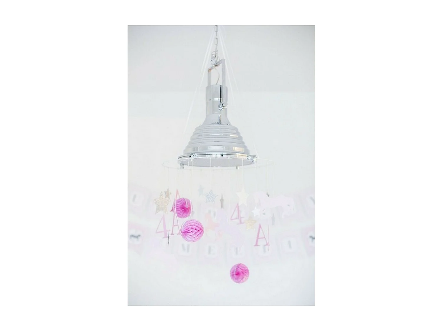Suspension Expiria, Argent, 40x40x150 cm, EPIKASA
