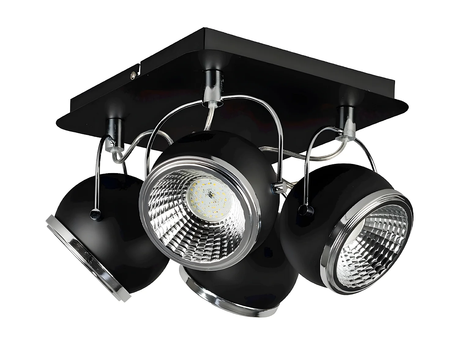 Lampada a Soffitto Ball, Nero, 26x26x20 cm, EPIKASA