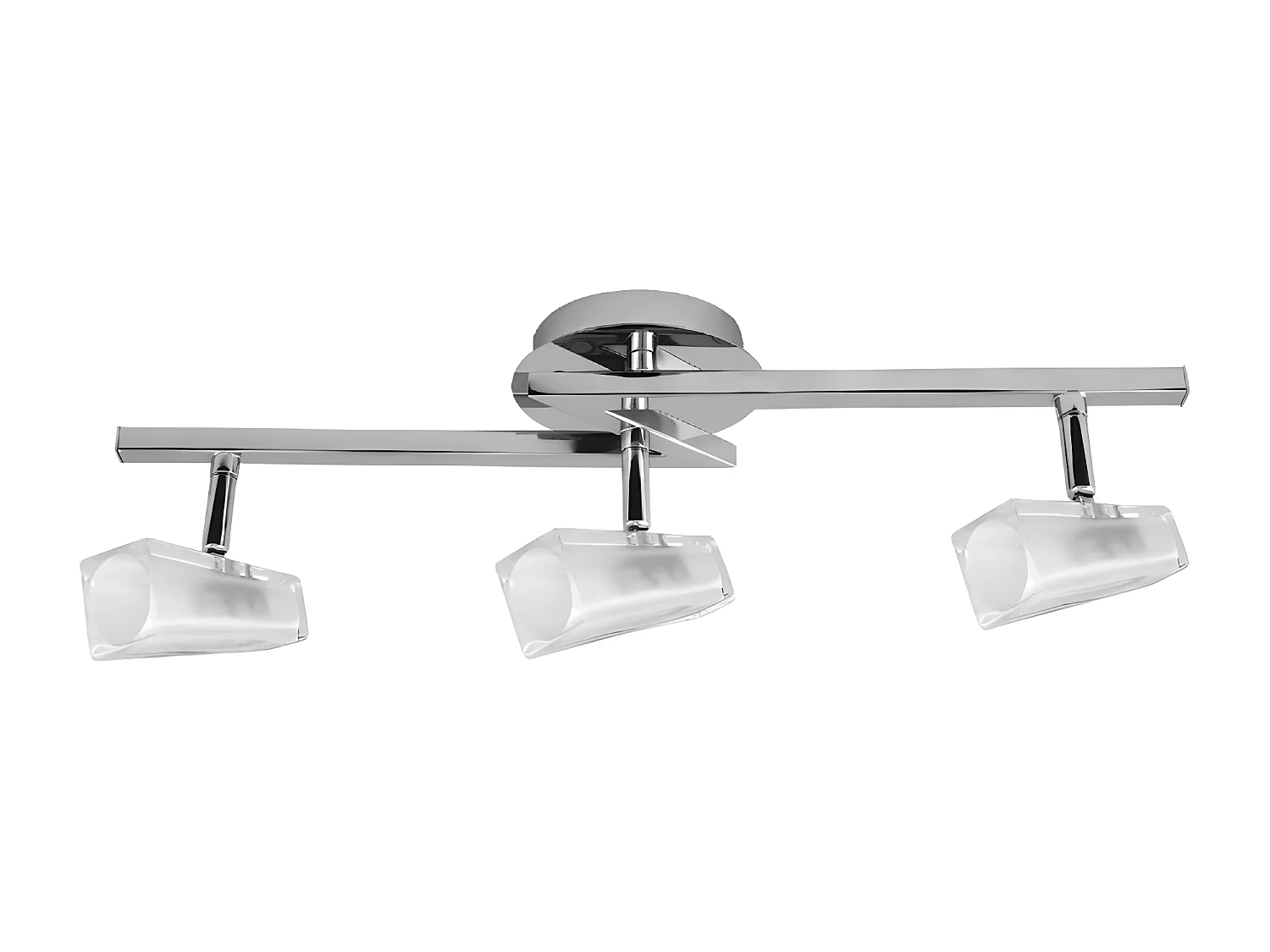 Candeeiro de Teto Ariel, Prata, 50,5x16,5x14 cm, EPIKASA