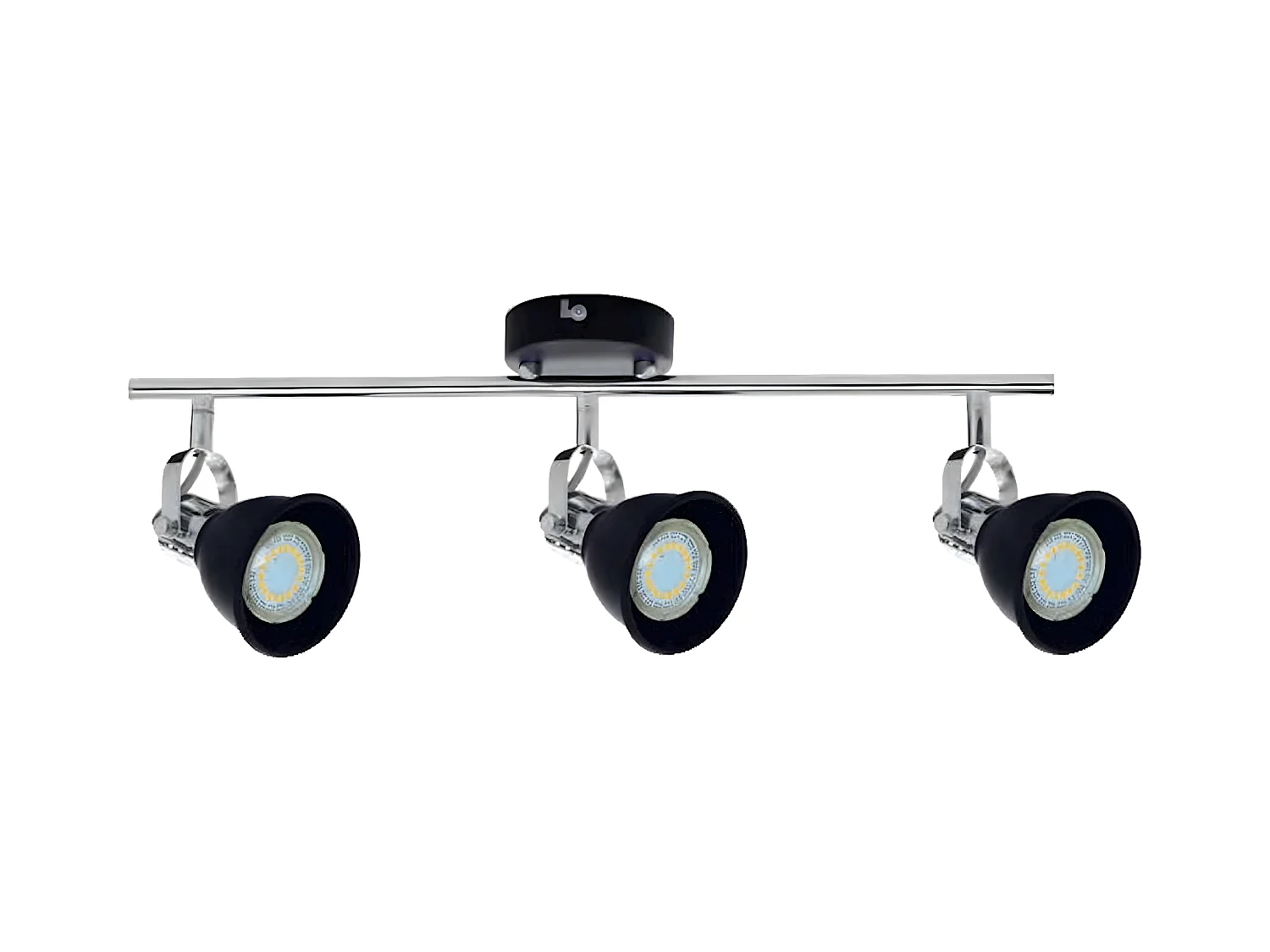 Plafondlamp Anita - Zwart - 56,5x9x19 cm - EPIKASA