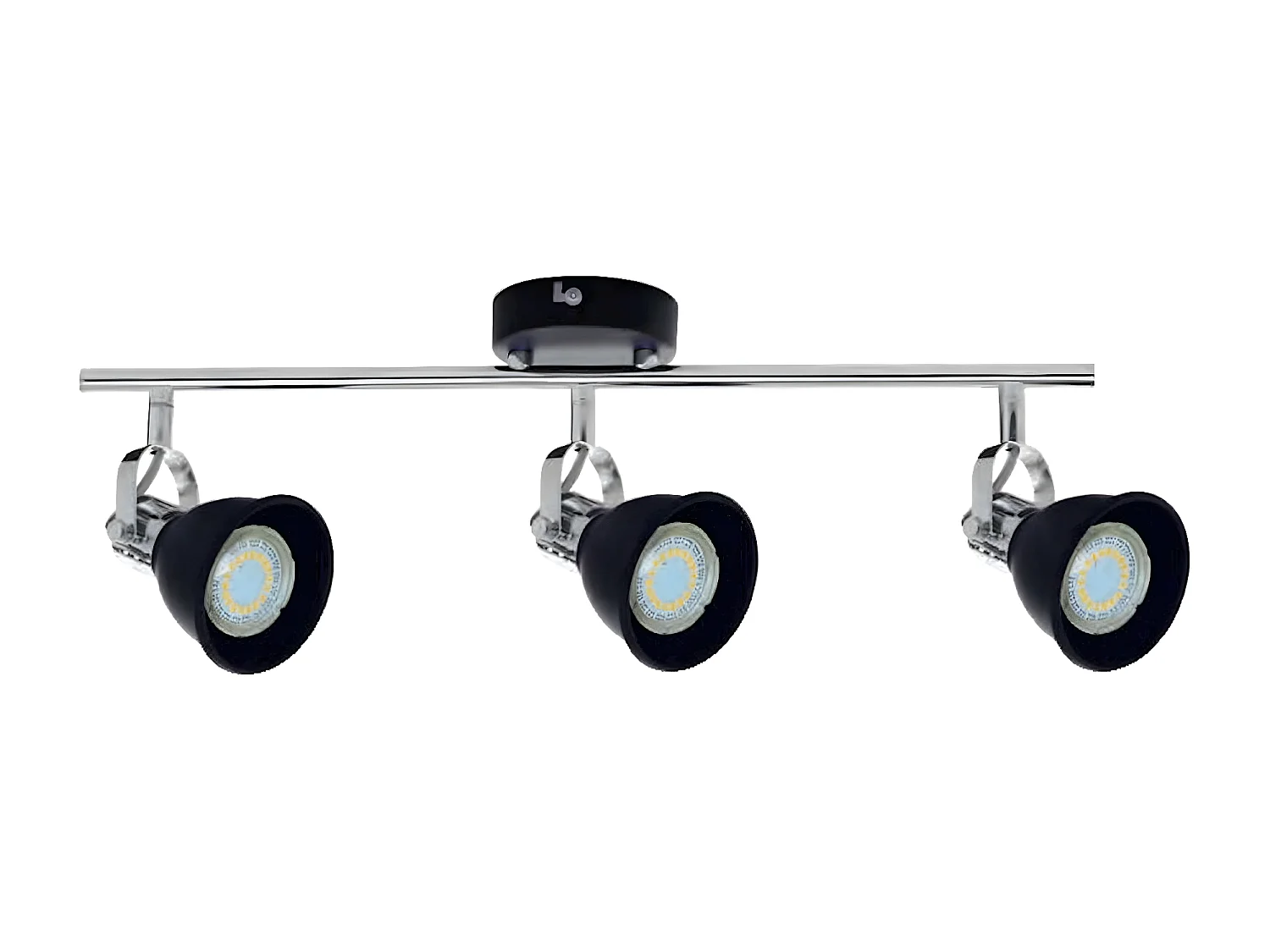 Plafondlamp Anita - Zwart - 56,5x9x19 cm - EPIKASA