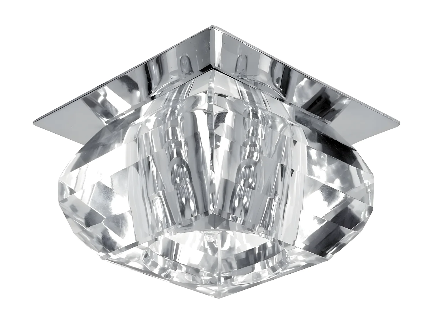 Spot d'Intérieur Cristaldream, Argent, 80x80x12 cm, EPIKASA