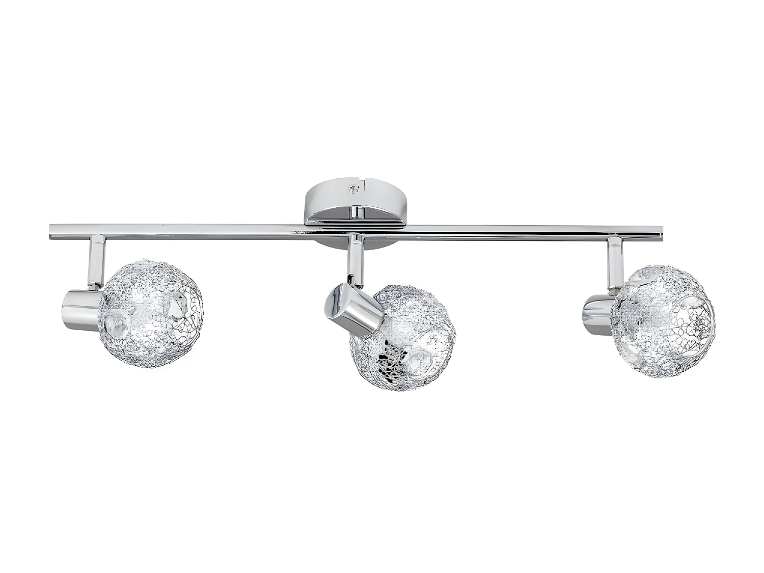 Lampa Sufitowa Lena, Srebrny, 47,5x10x13,5 cm, EPIKASA