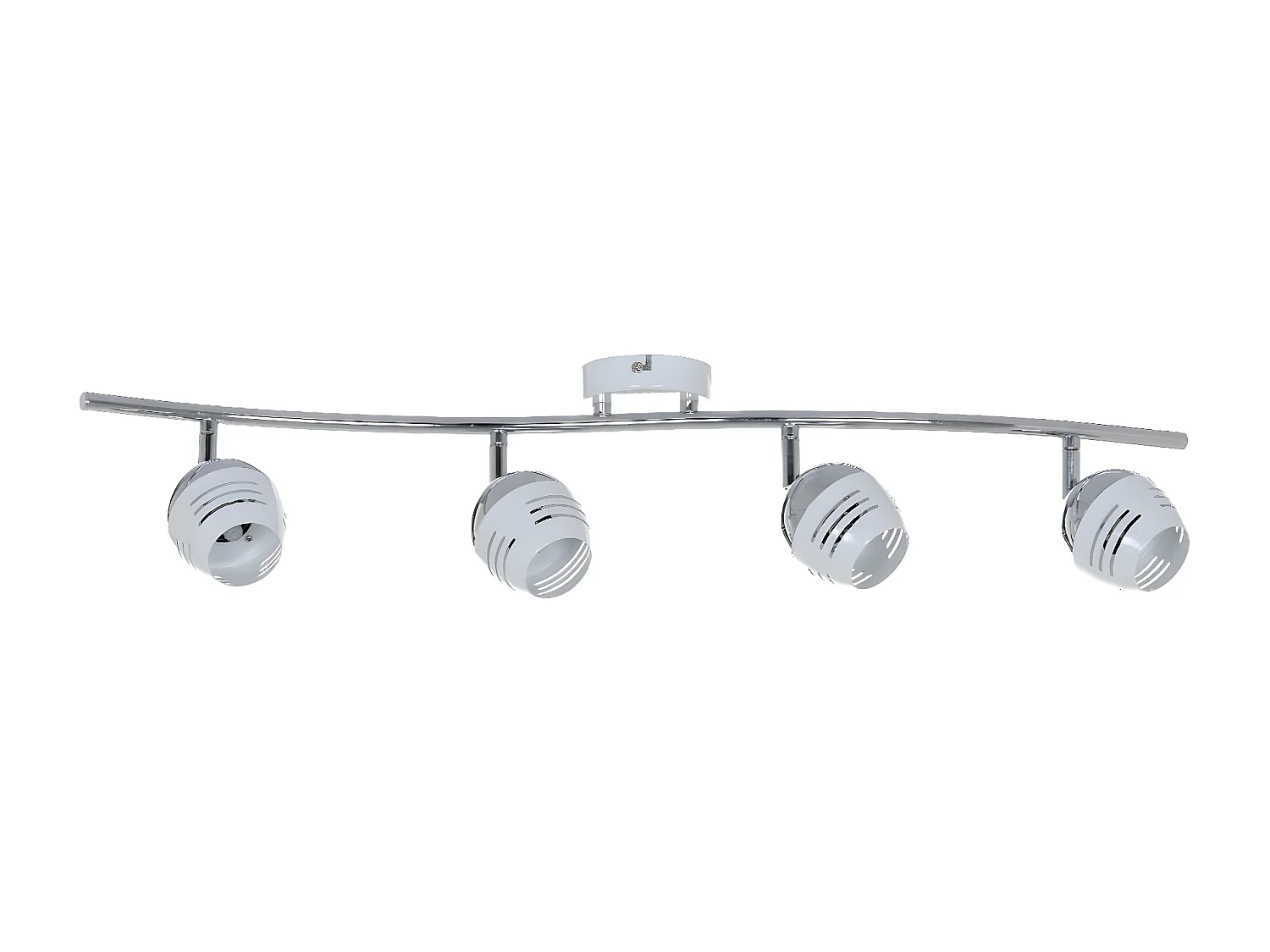 Candeeiro de Teto Hypnos, Prata, 76,5x18x15 cm, EPIKASA