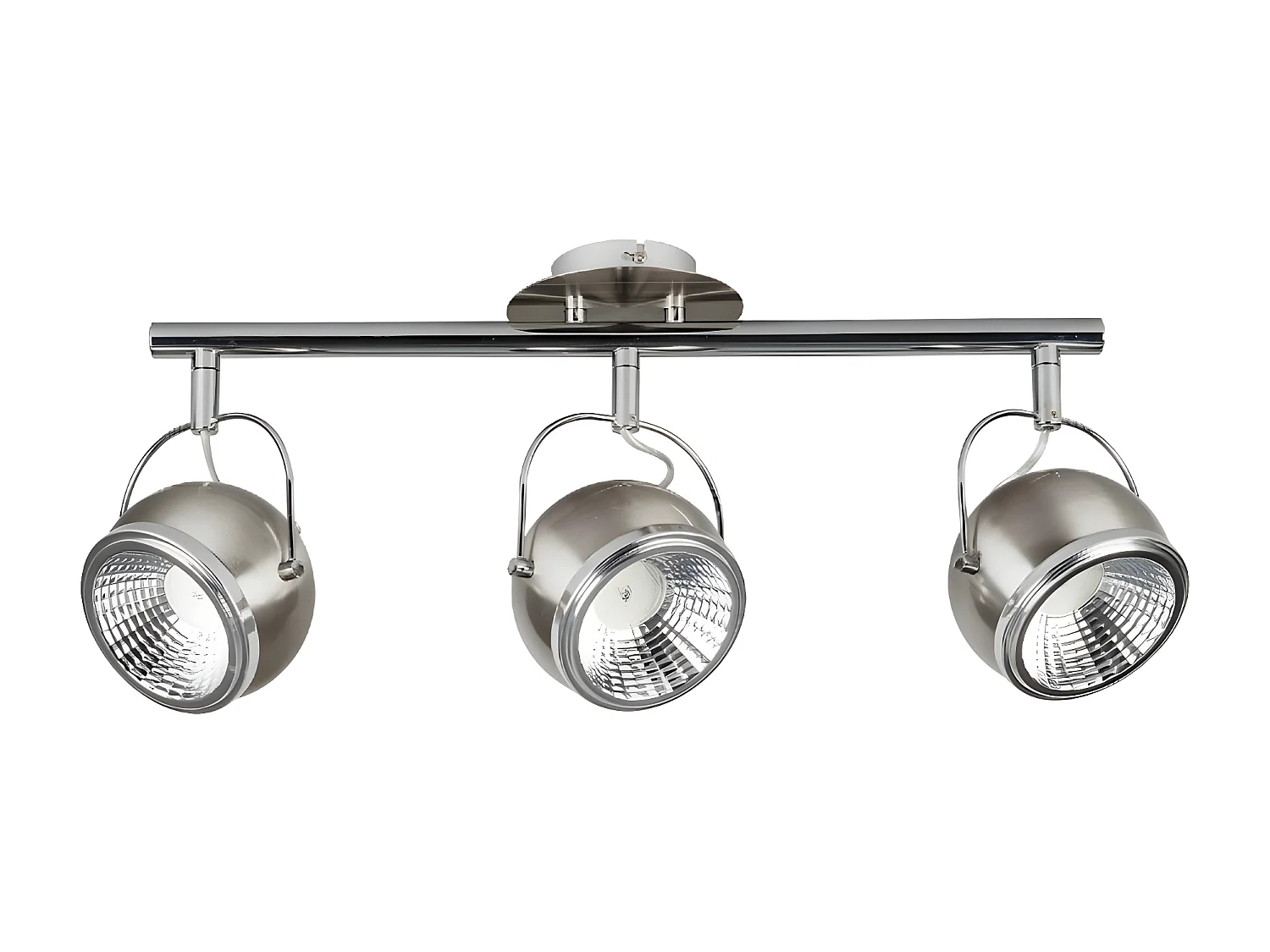 Candeeiro de Teto Ball, Prata, 52x13x23 cm, EPIKASA