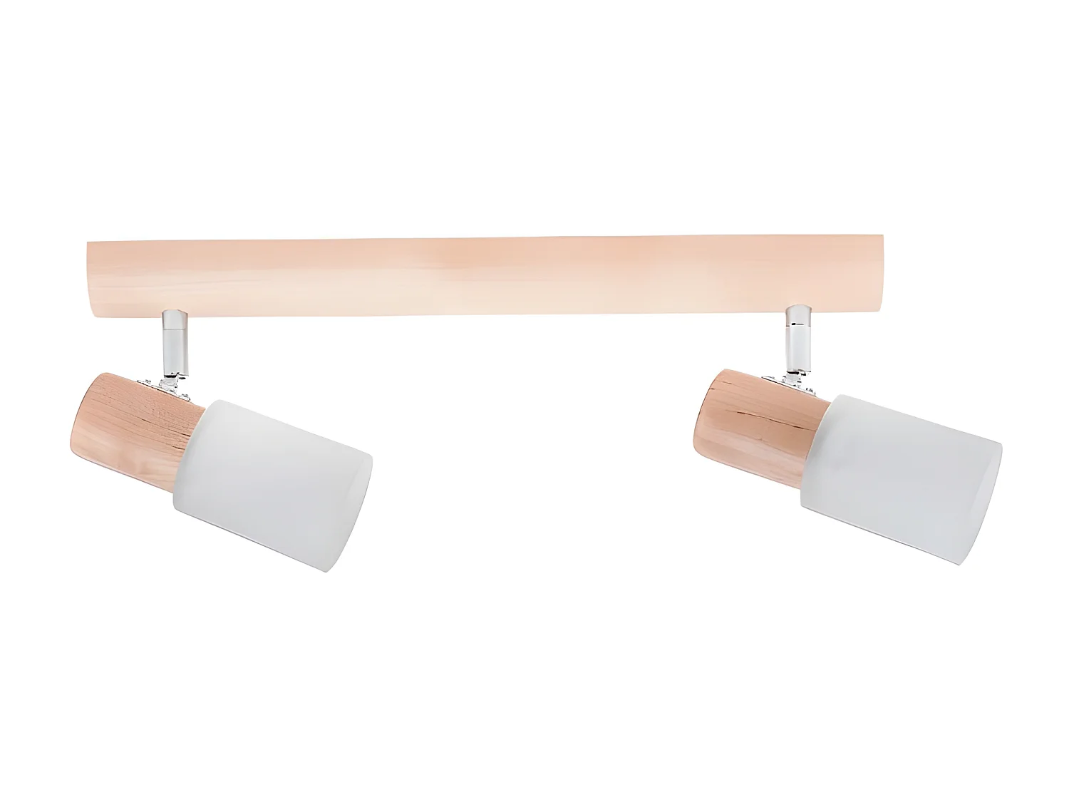 Plafonnier Kira Wood, Marron, 34x6x18 cm, EPIKASA