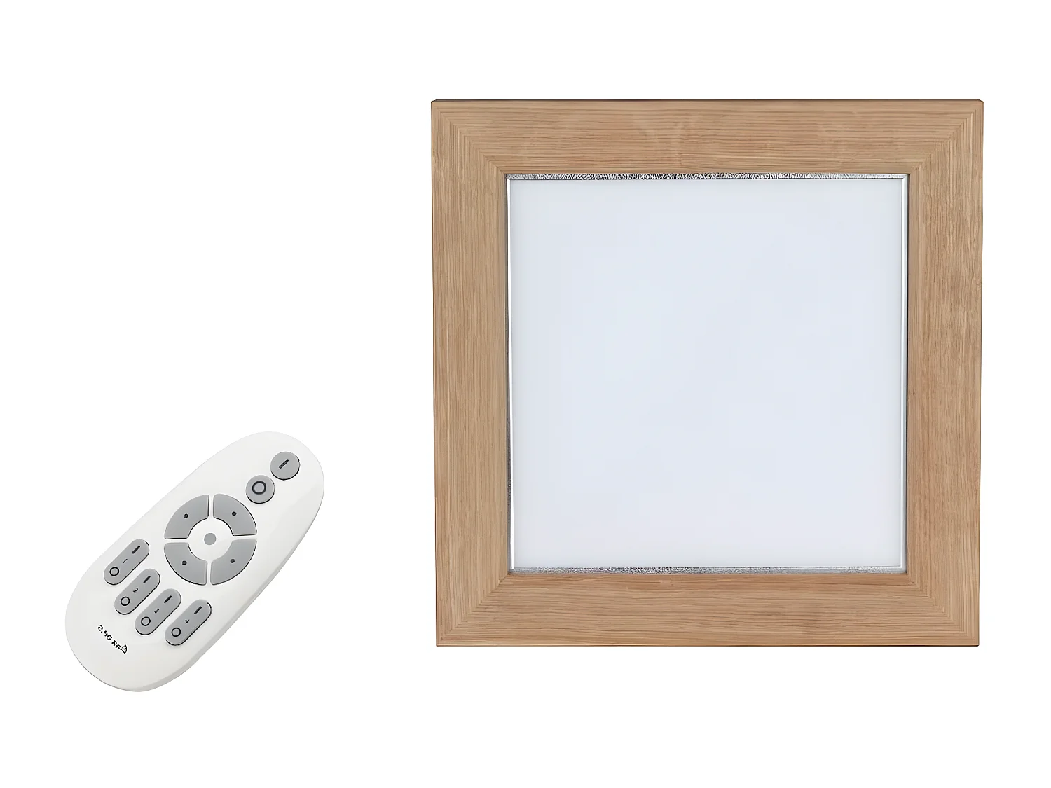 Lampada a Soffitto Vivica, Marrone, 60x60x6,5 cm, EPIKASA