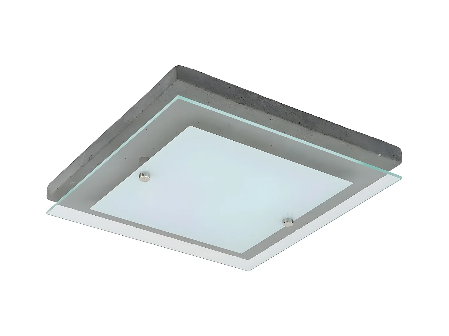 Plafonnier Angus, Multicouleur, 29x29x6,5 cm, EPIKASA