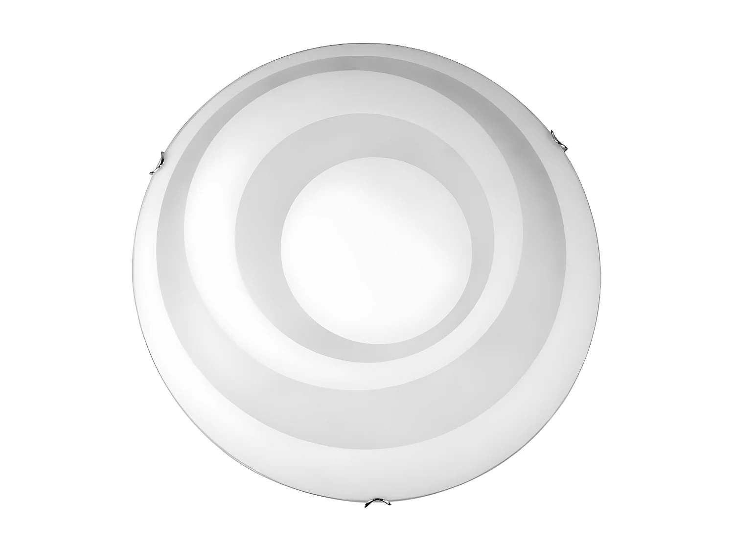 Plafonnier Circle, Blanc, 40x40x11 cm, EPIKASA