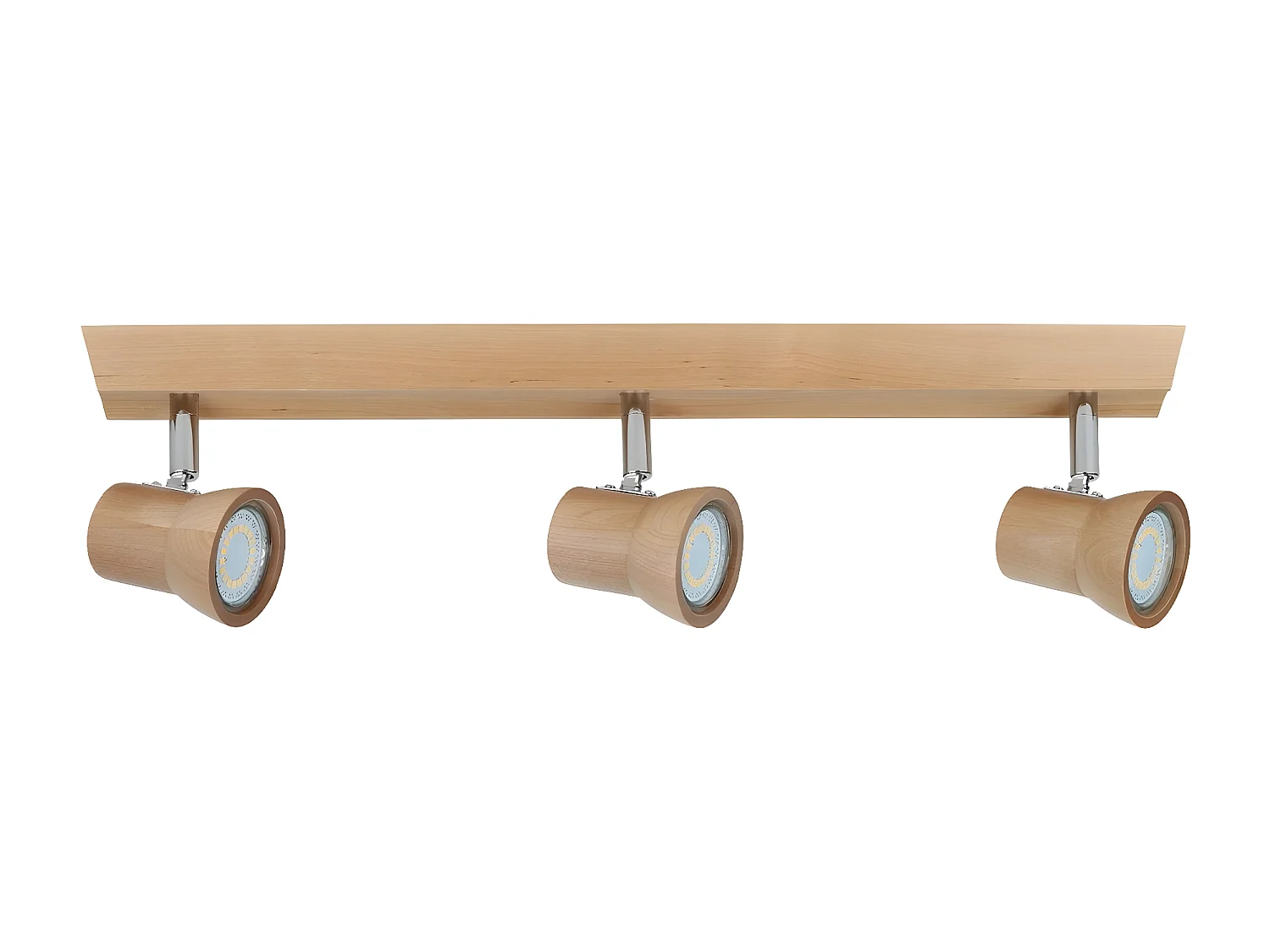 Plafonnier Venla, Marron, 49,5x6,2x12,5 cm, EPIKASA