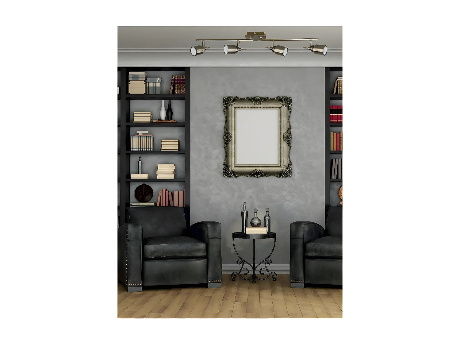 Candeeiro de Teto Vera, Latão, 78,8x8x12,5 cm, EPIKASA