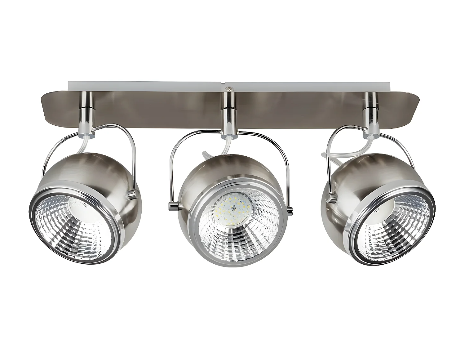 Lampada a Soffitto Ball, Argento, 42x11x20 cm, EPIKASA