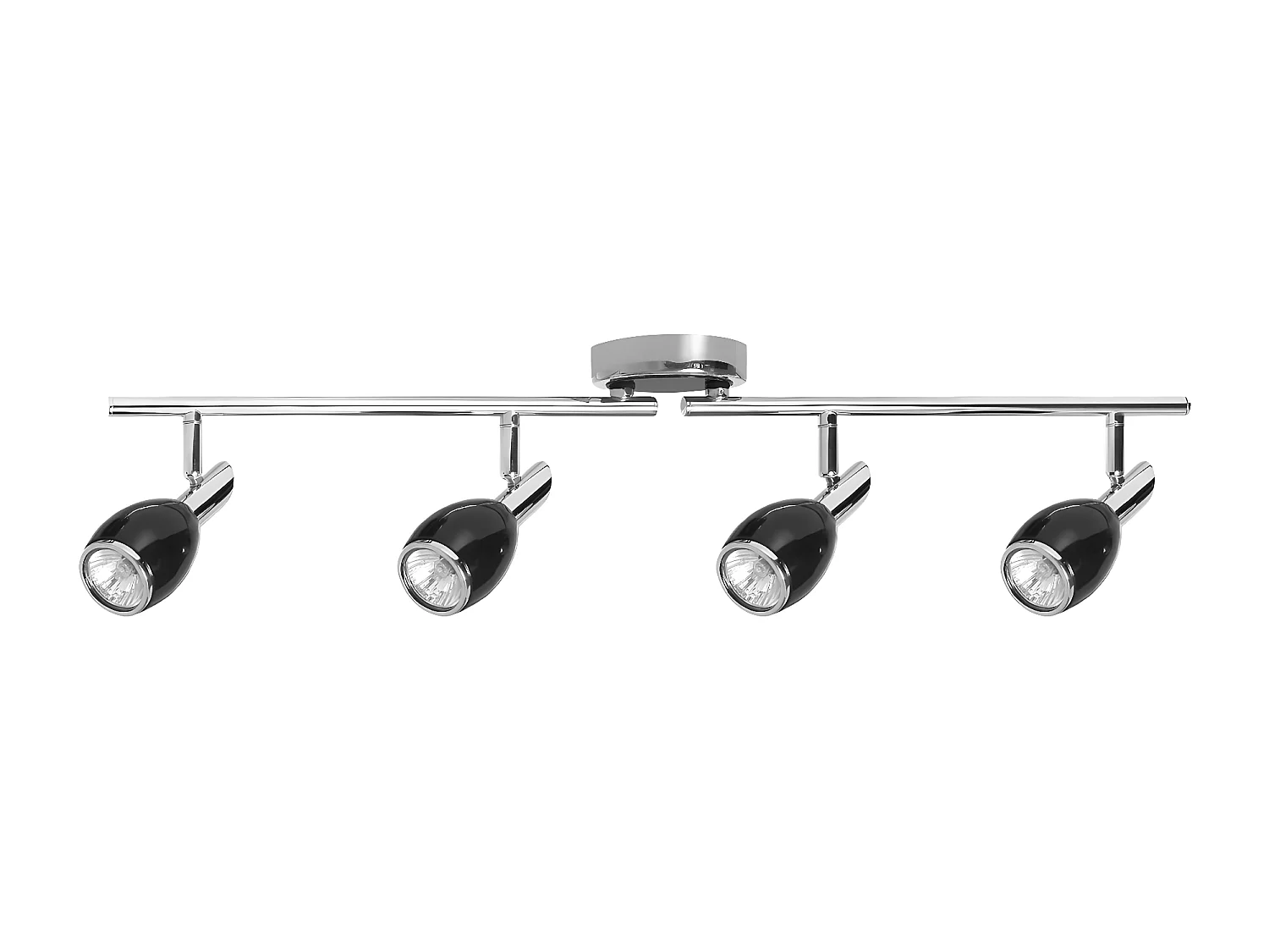 Candeeiro de Teto Colors, Preto, 72x12,5x10 cm, EPIKASA